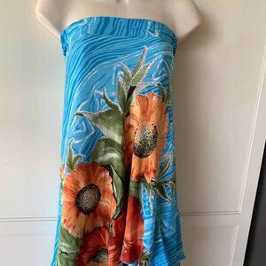 Kimaya Convertible Dress/Skirt- 80% Silk- SZ M